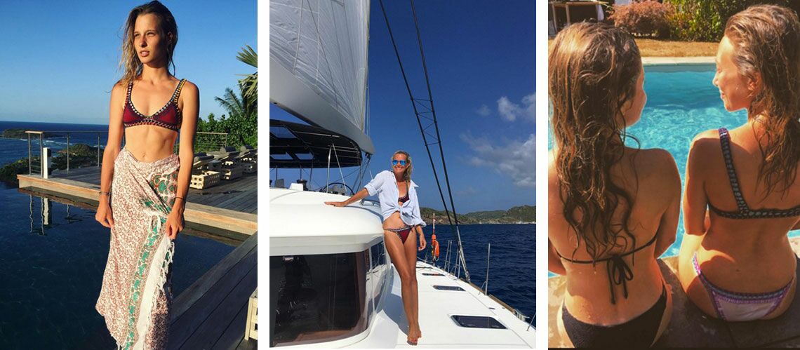 Ilona et Laura Smet Laeticia Hallyday comme un bikini de déjà vu