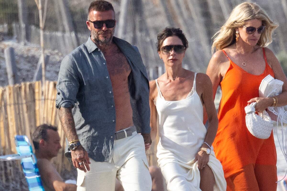 Photos David Et Victoria Beckham En Vacances Saint Tropez Avec