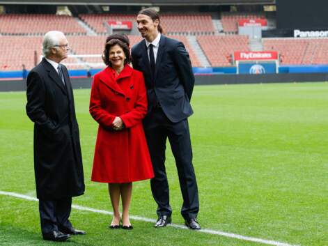 Zlatan Ibrahimovic rencontre le roi et la reine de Suède