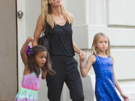 Heidi Klum : ses filles portent des talons à 10 et 4 ans - Elle