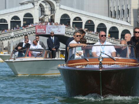 George Clooney arrive à Venise
