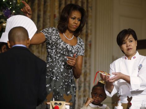Photos - Michelle Obama au secours d'une fillette