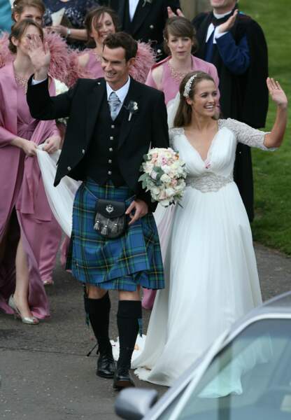 Le Mariage écossais Du Tennisman Andy Murray Et De Kim Sears