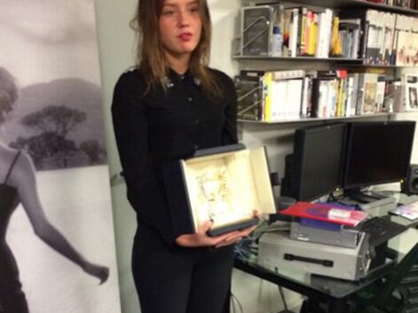 Léa Seydoux et Adèle Exarchopoulos reçoivent leur palme d'or