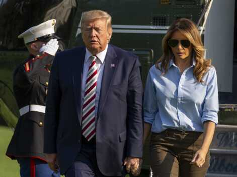 PHOTOS - Melania Trump fait sensation dans un look militaire chic