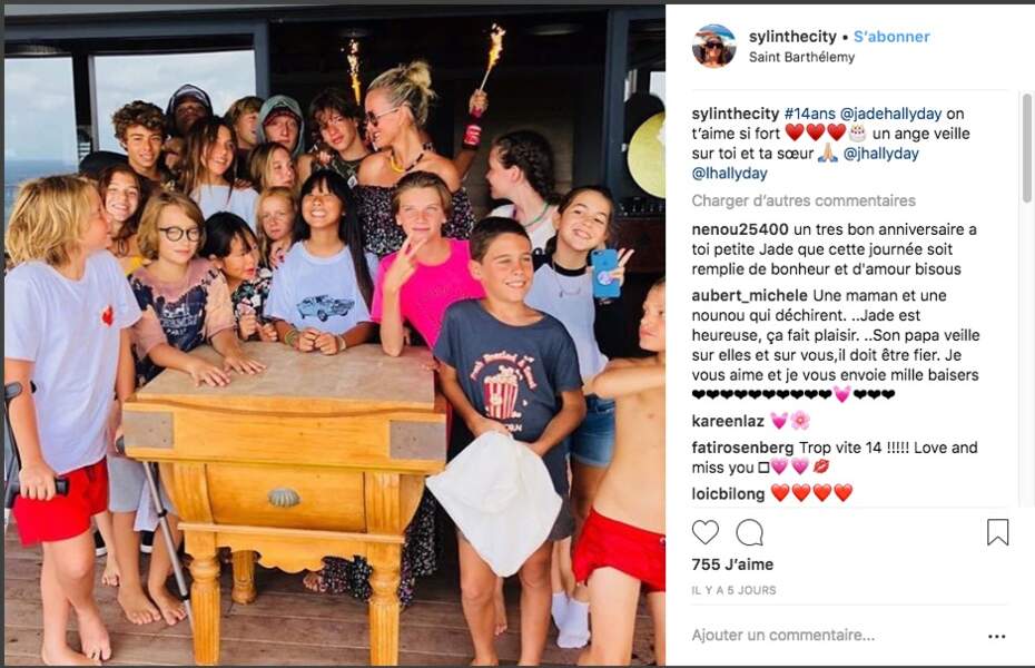 Photos La Fete D Anniversaire Dejantee De Jade Hallyday Pour Ses 14 Ans Gala