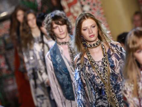 Milan Fashion Week - Tresses hippies chez Roberto Cavalli