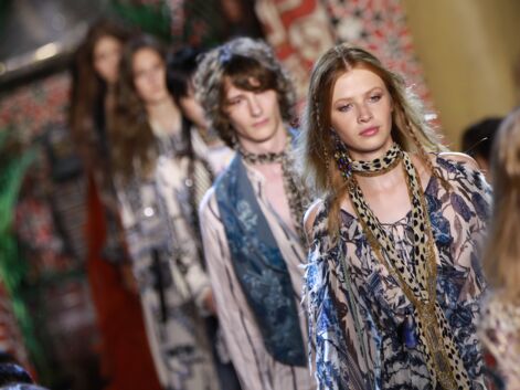 Milan Fashion Week - Tresses hippies chez Roberto Cavalli