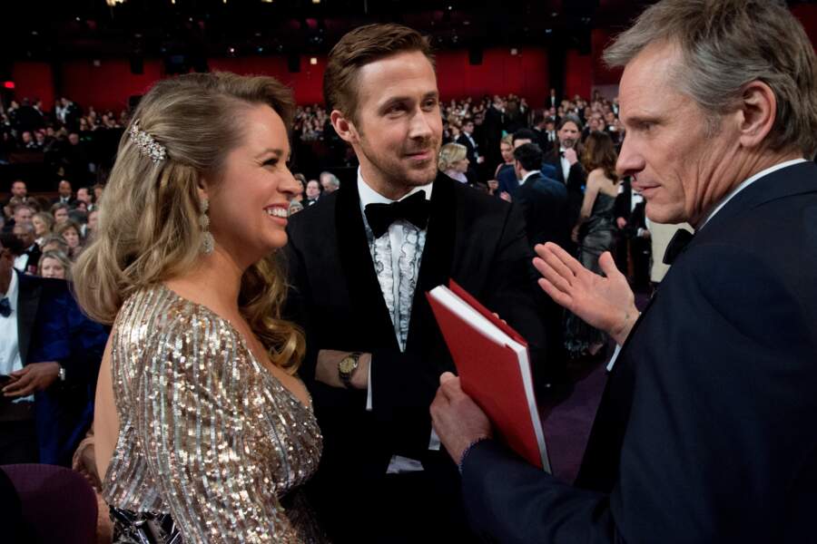 Ryan Gosling Et Sa Soeur Mandi Aux Oscars Gala 