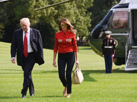 Melania Trump remise ses escarpins et se met aux chaussures plates