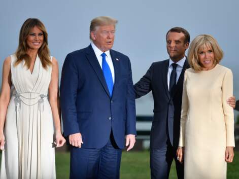 PHOTOS - Melania Trump et Brigitte Macron en robes assorties au G7