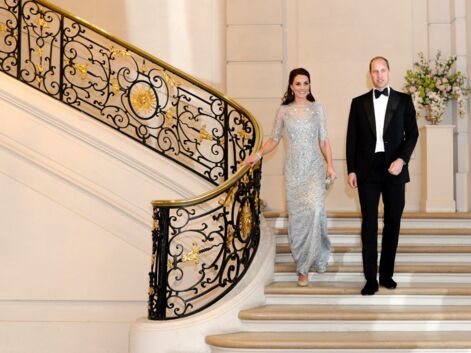 Kate Middleton en Jenny Packham pour le grand gala à Paris
