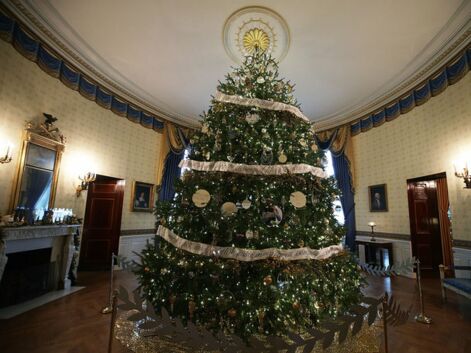Les dernières décorations de Noël de Michelle Obama à la Maison-Blanche