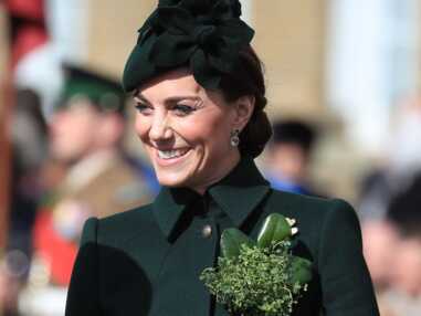 PHOTOS - Kate Middleton so chic en manteau vert pour la parade de la St Patrick