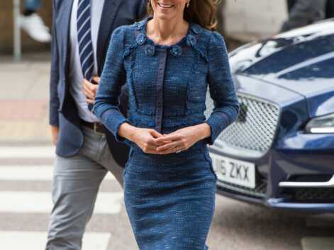 Look - Kate Middleton ressort son tailleur bleu préféré