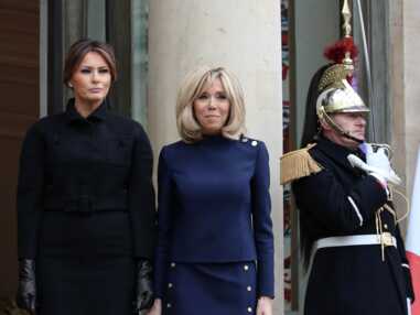 PHOTOS - Brigitte Macron enchaîne les looks pour le week-end du 11 novembre