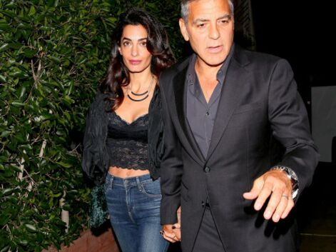 Amal Clooney, tenue sexy pour dîner romantique