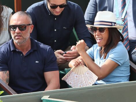 PHOTOS - Amel Bent tendre et complice avec son mari Patrick Antonelli à Roland-Garros