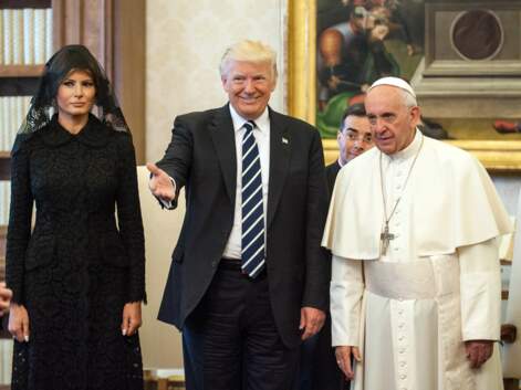 PHOTOS - Melania Trump s'inspire de Michelle Obama pour rencontrer le Pape