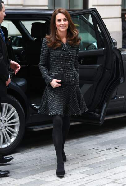 Photos Kate Middleton En Ensemble En Tweed Et Jupe Courte Gala