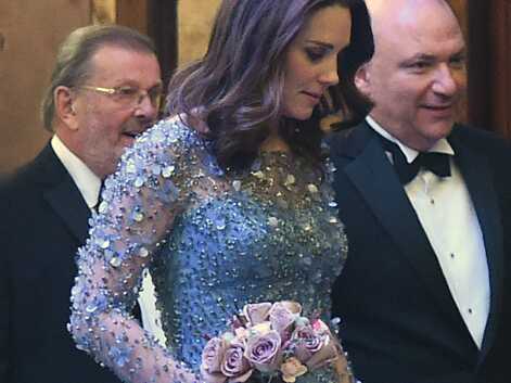 Kate Middleton enceinte surprend avec une robe de princesse à sequins Jenny Packham