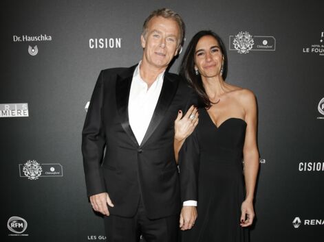 Franck Dubosc très élégant avec sa femme lors de la cérémonie des Globes de Cristal