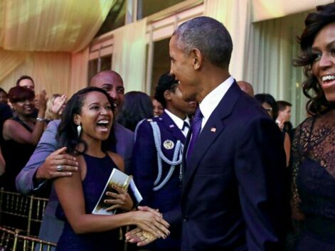 Grosses boucles pour Michelle Obama