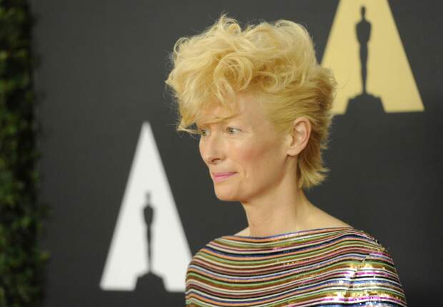Coiffure de star - Tilda Swinton - Gala