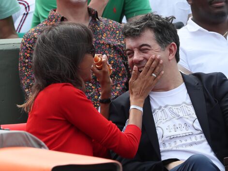 PHOTOS – Karine Le Marchand et Stéphane Plaza s’éclatent à Roland-Garros