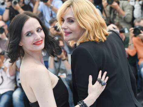 Le baiser d'Eva Green et Emmanuelle Seigner à Cannes