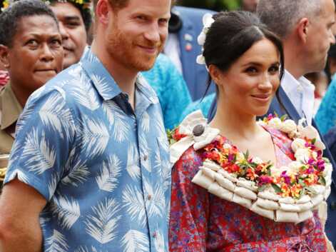Meghan Markle enceinte opte pour surprenante robe rose à volants et pompons aux îles Fidji