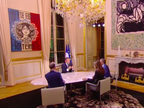 Emmanuel Macron sur TF1 : quels sont les tableaux dans son bureau ?