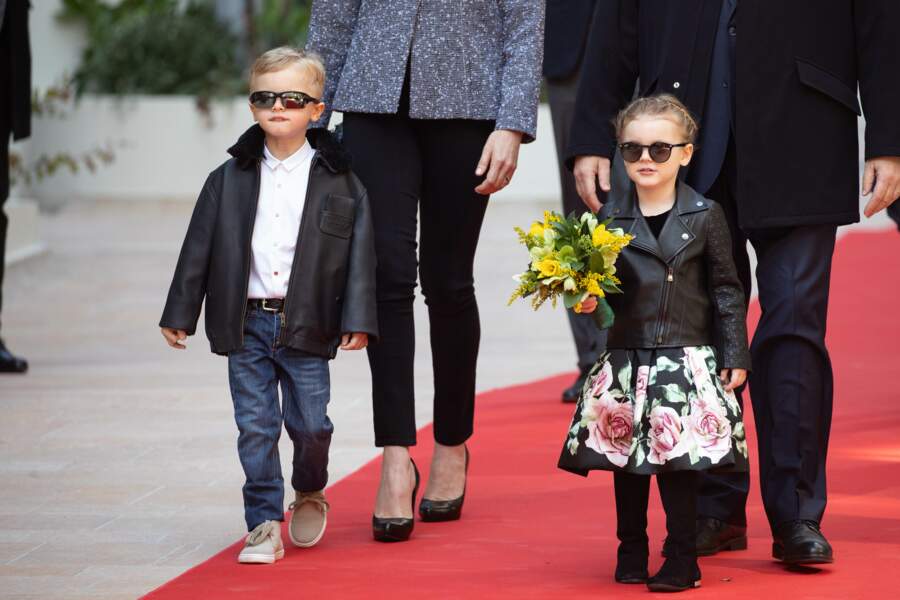 Jacques Et Gabriella De Monaco : Ultra-lookés Avec Des Perfecto En Cuir ...