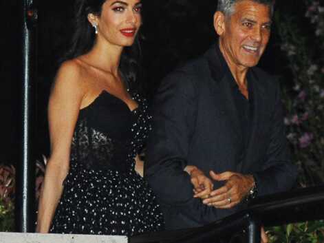 Amal Clooney, sublime en robe noire