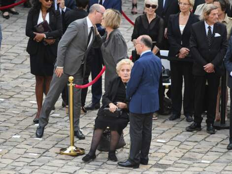 Bernadette Chirac fatiguée à la cérémonie de Simone Veil à Paris
