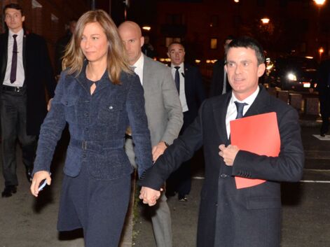 Manuel Valls et Anne Gravoin à l'annonce de sa candidature à la présidentielle