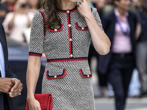 Kate Middleton très chic dans une robe preppy signée Gucci