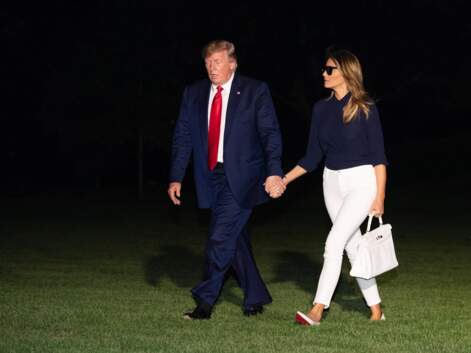 PHOTOS - Melania Trump de retour à la Maison-Blanche avec un sac de luxe à plus de 20 000 euros