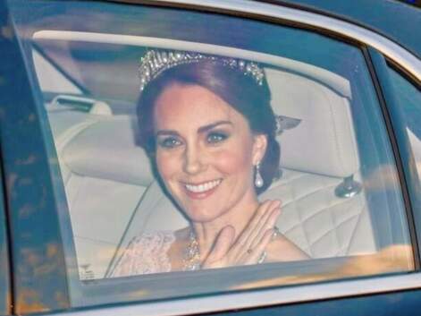 Kate Middleton porte les bijoux de Diana et d'Elizabeth ii