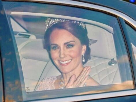 Kate Middleton porte les bijoux de Diana et d'Elizabeth ii