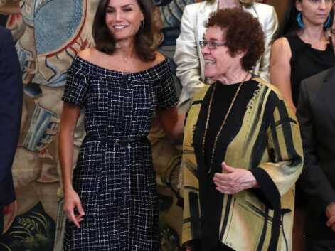 PHOTOS - Letizia d'Espagne chic en robe en tweed : elle rend hommage à Kate Middleton