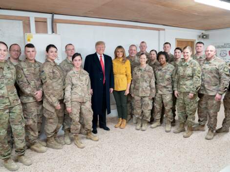 Insolite… Melania Trump troque ses stilettos pour des bottes de randonnée pour sa visite aux soldats en Irak