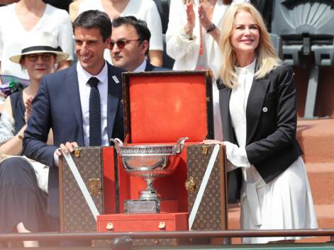 Nicole Kidman radieuse à Roland-Garros, l’actrice a présenté le trophée