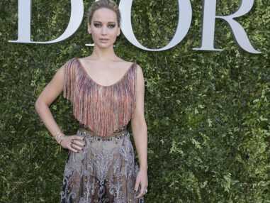 Le side-boob sexy de Jennifer Lawrence au défilé Dior