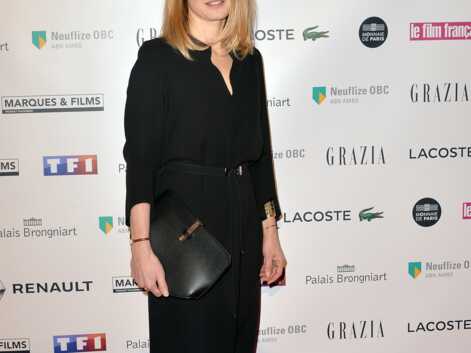 Julie Gayet en total look noir au Trophées du film français