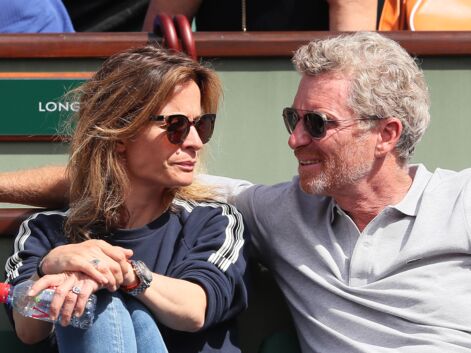 PHOTOS – Denis Brogniart à Roland Garros avec sa femme Hortense