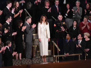 Melania Trump: un look immaculé très symbolique