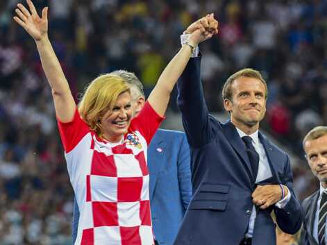 PHOTOS - Emmanuel Macron très complice avec la présidente croate