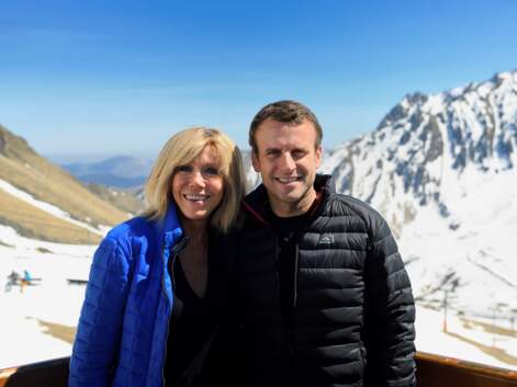 Brigitte Macron et Emmanuel Macron accordent leur tenue