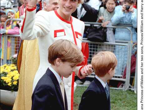 Princesse Diana William et harry, 1er voyage au Canada Octobre 1991